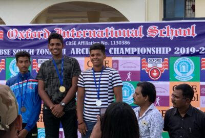 CBSE Archery Zonal Level Competition -1st Position Gold Medal